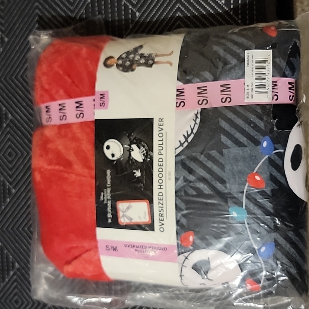 Oversized Hooded Pullover - The Nightmare Before Christmas - New